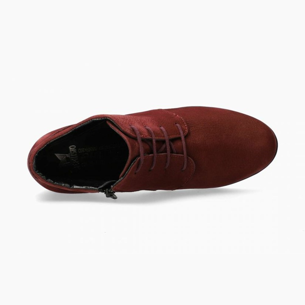 Mephisto Athina Støvler Med Hæl Dame Rød | HECU-04752