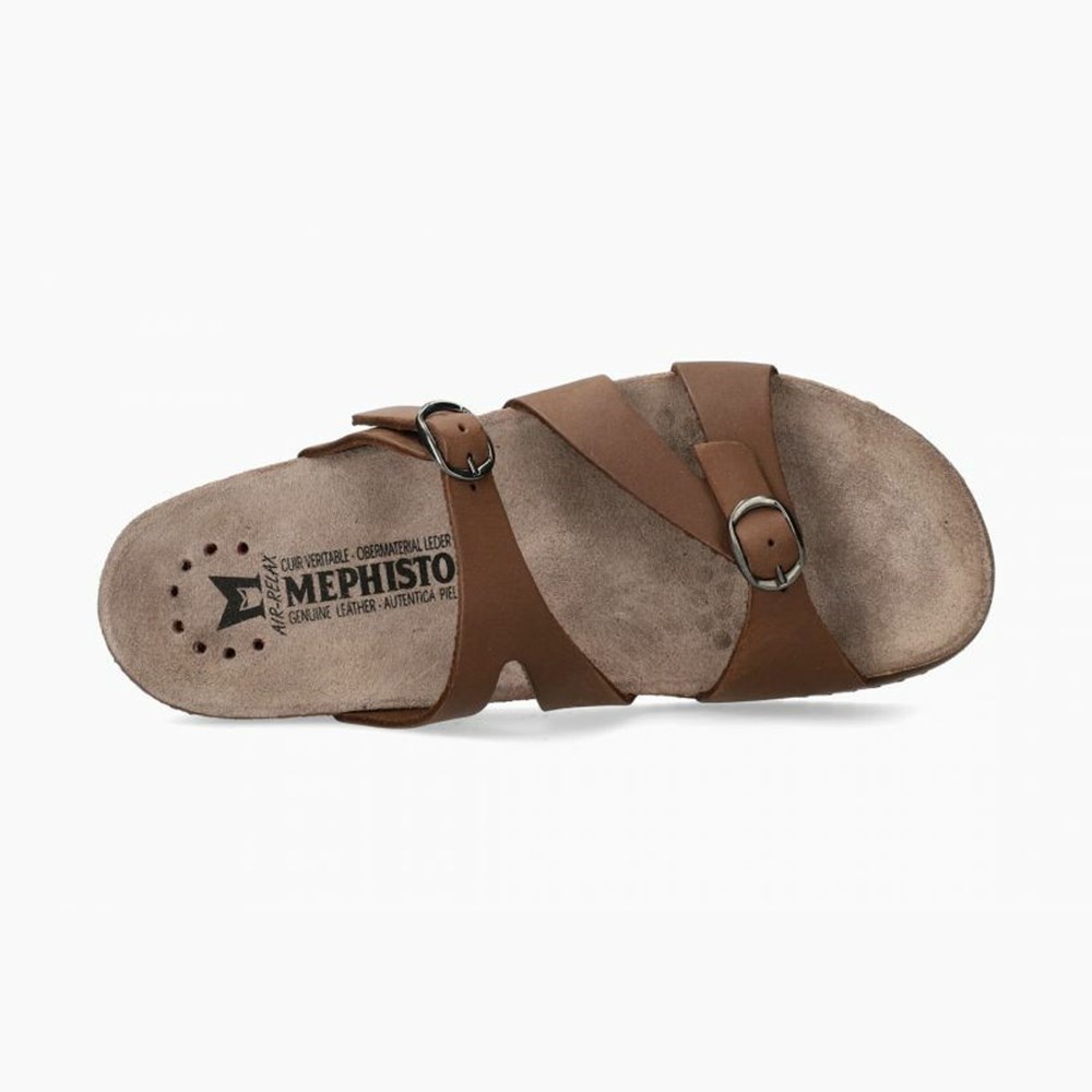 Mephisto Hannel Sandaler Dame Brune | SARI-53479