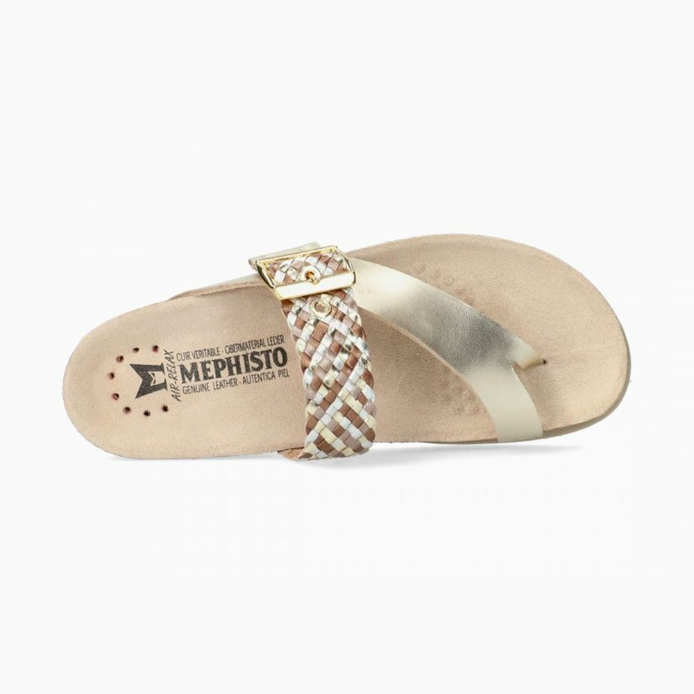 Mephisto Heike Twist Sandaler Dame Gull | RVGI-85049