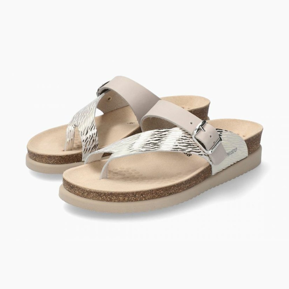 Mephisto Helen Mix Sandaler Dame Sliver | LJOE-45680