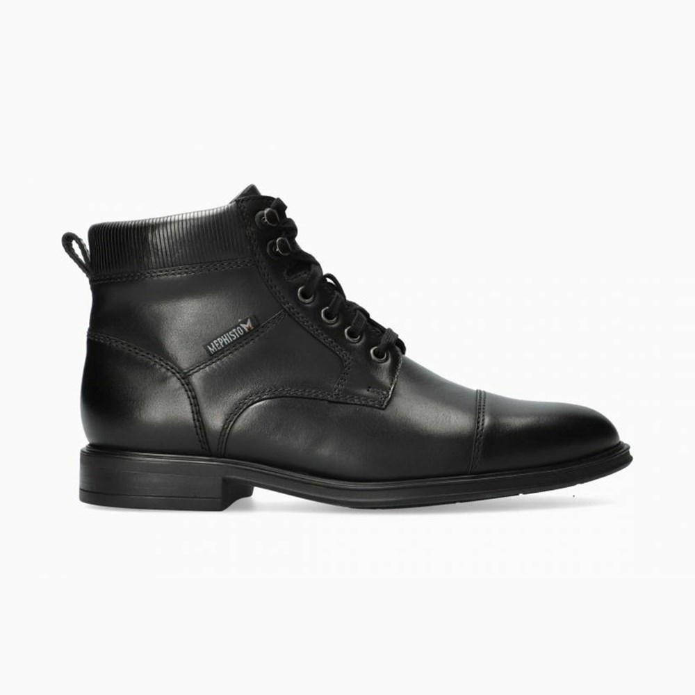 Mephisto Kolby Ankelstøvletter Herre Svarte | QTGM-52106