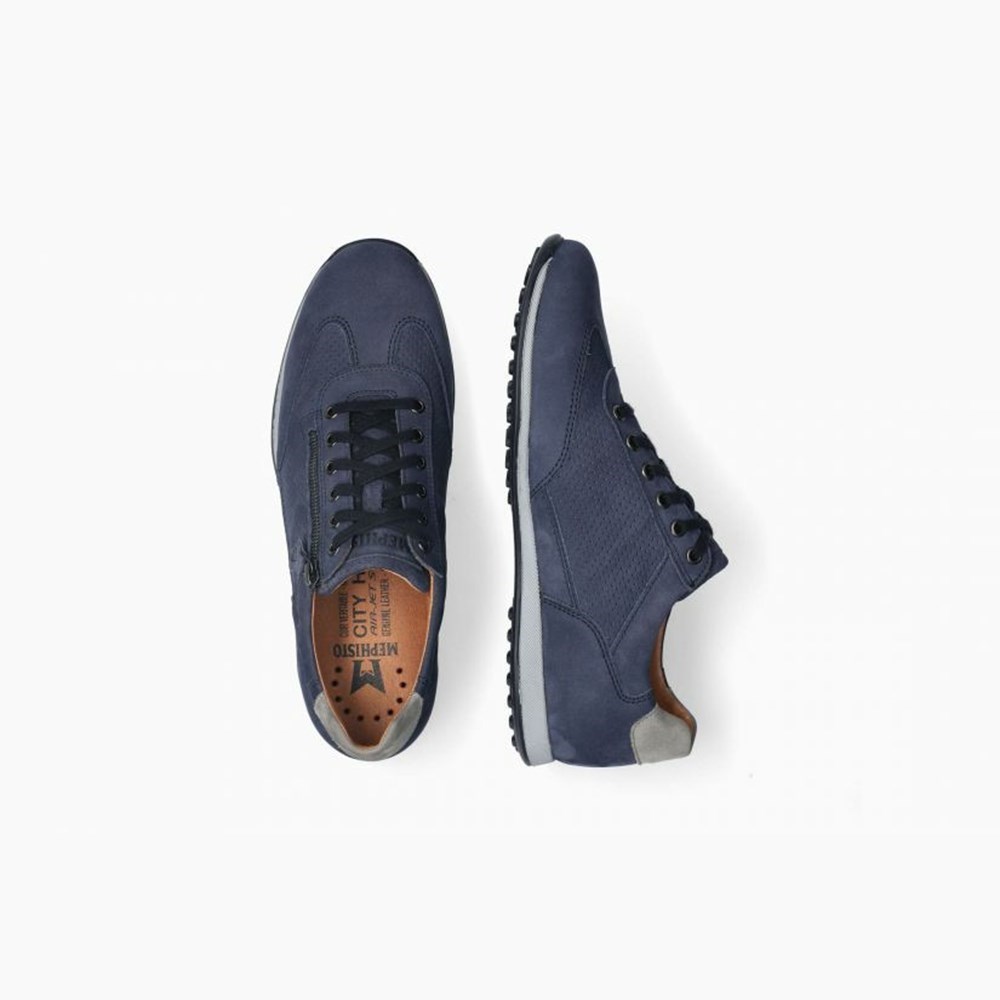 Mephisto Leon Joggesko Herre Marineblå | LYUA-71509
