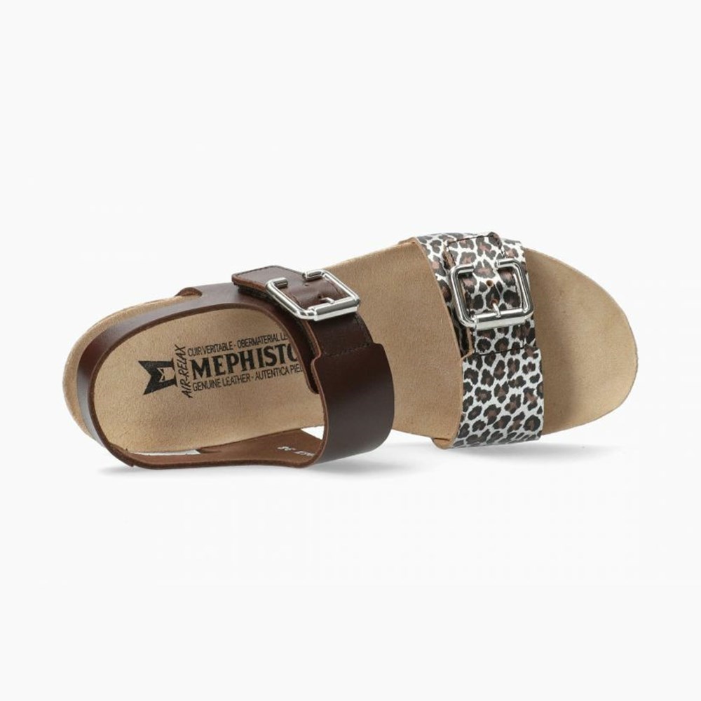Mephisto Lissandra Sandaler Dame Brune | FEBL-20154