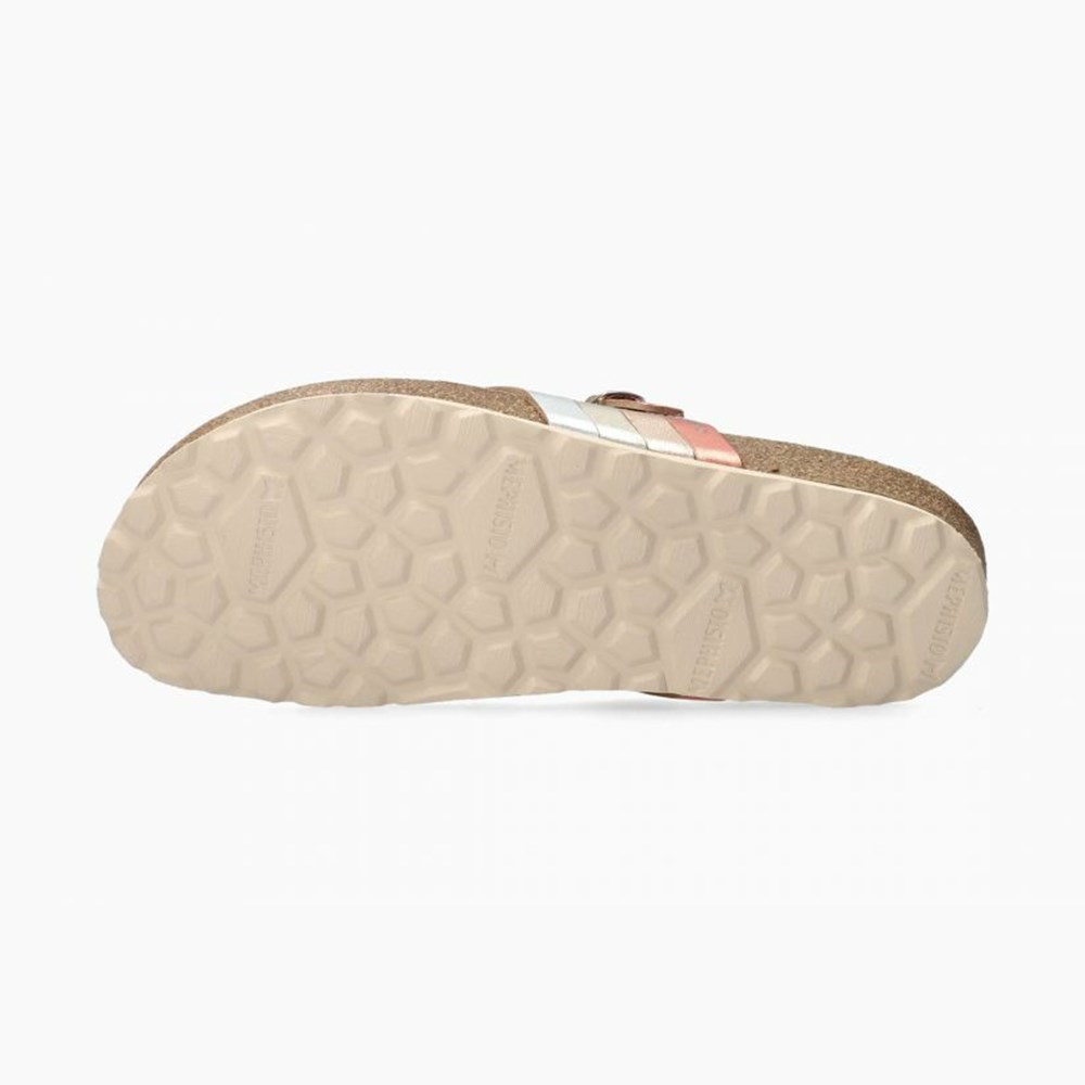 Mephisto Natty Sandaler Dame Sliver/Pink | AITS-25163