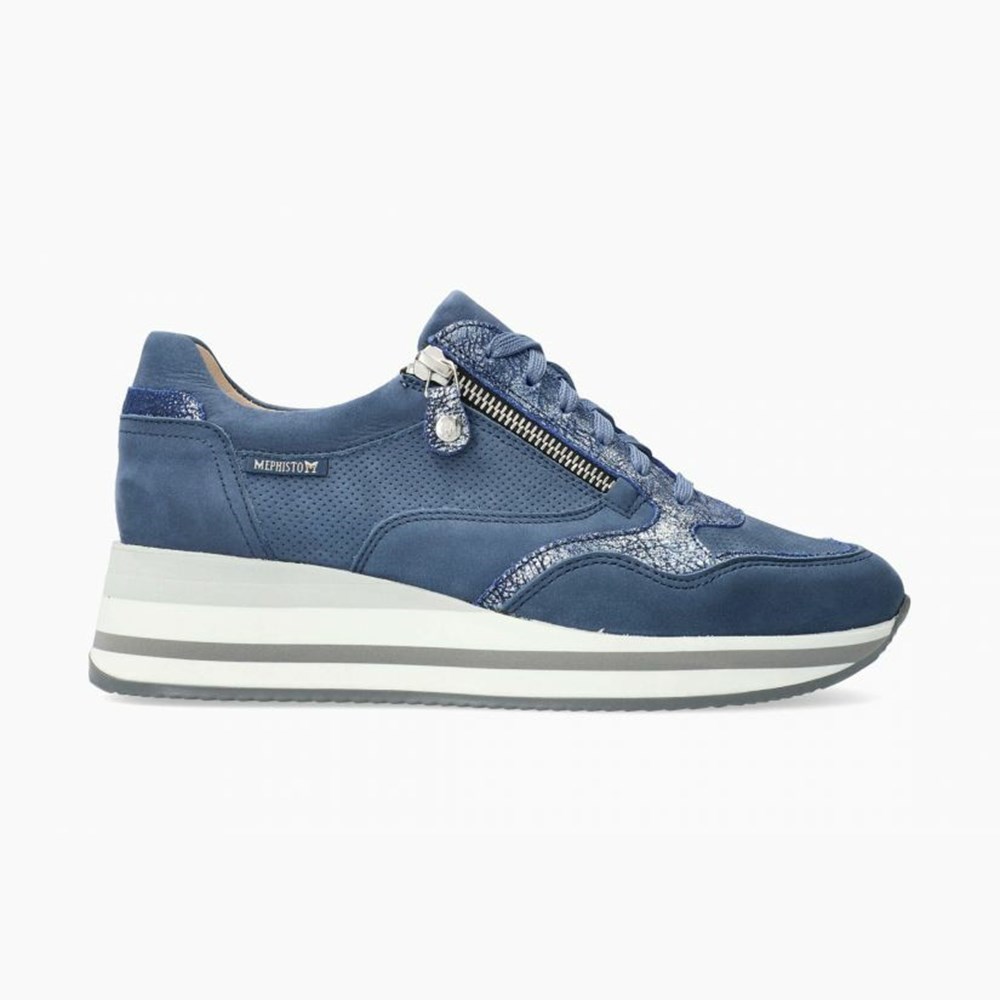 Mephisto Olimpia Joggesko Dame Blå | ZMRN-02486