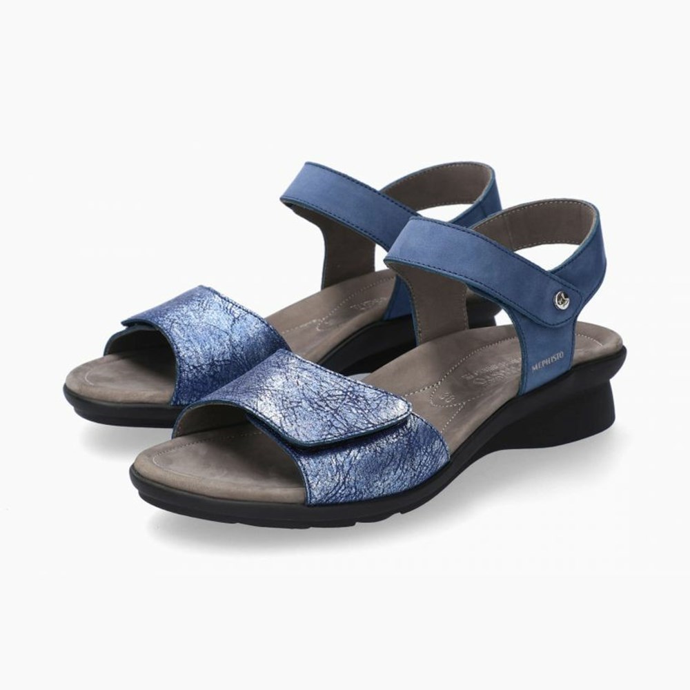 Mephisto Pattie Sandaler Dame Marineblå | XVFE-18726
