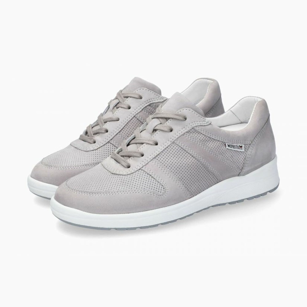 Mephisto Rebeca Perf Joggesko Dame Grå | UQIY-91378