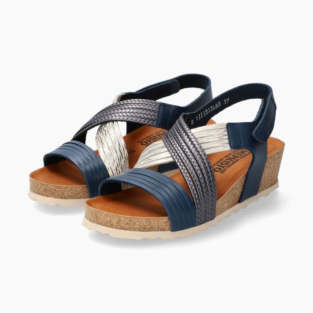 Mephisto Renza Sandaler Dame Marineblå | NISZ-54271