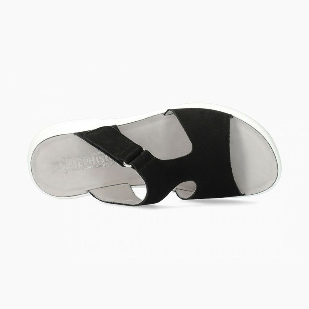 Mephisto Teeny Sandaler Dame Svarte | CJQN-86941