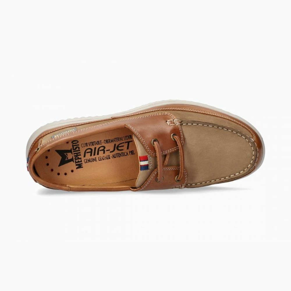 Mephisto Trevis Båtsko Herre Brown/Navy | RHTV-64205