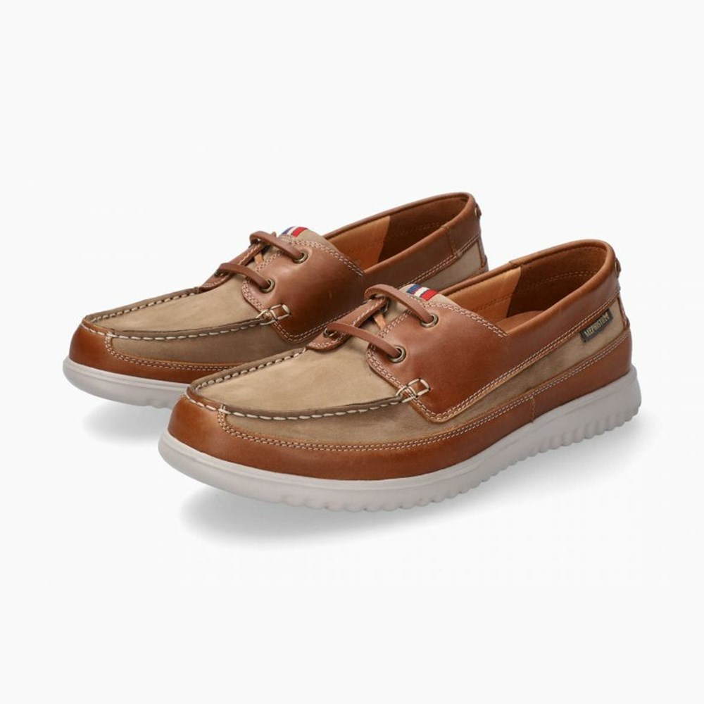 Mephisto Trevis Båtsko Herre Brown/Navy | RHTV-64205