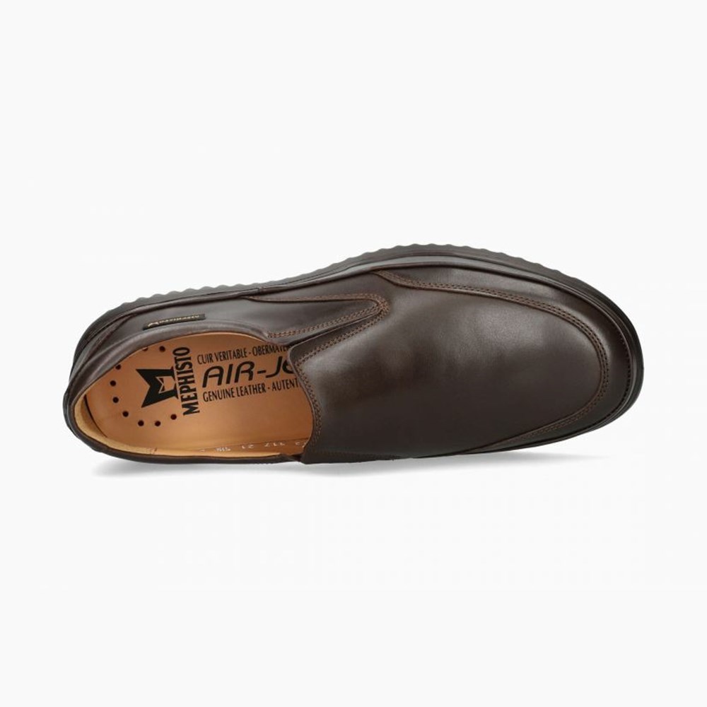 Mephisto Twain Slip On Herre Brune | EUSO-34275