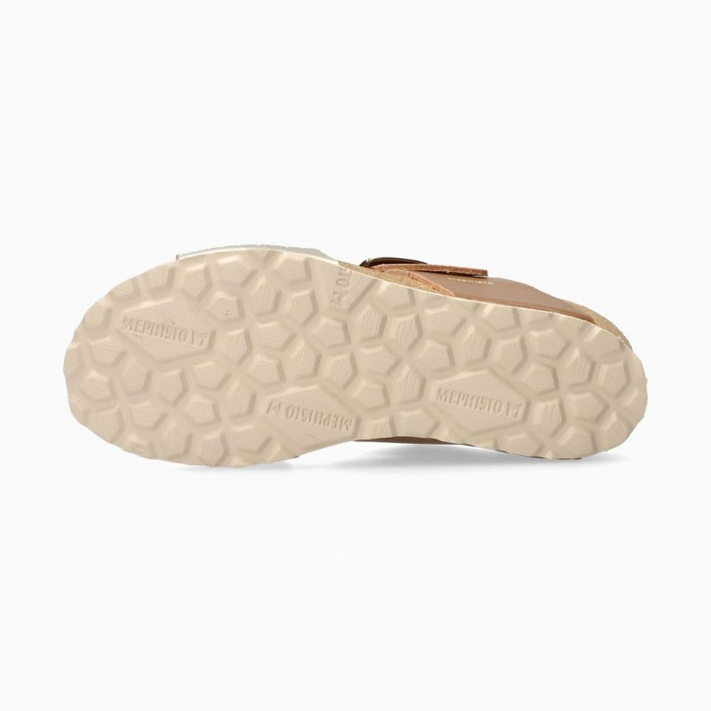 Mephisto Valencia Sandaler Dame Brown/Sliver | YJFG-27308