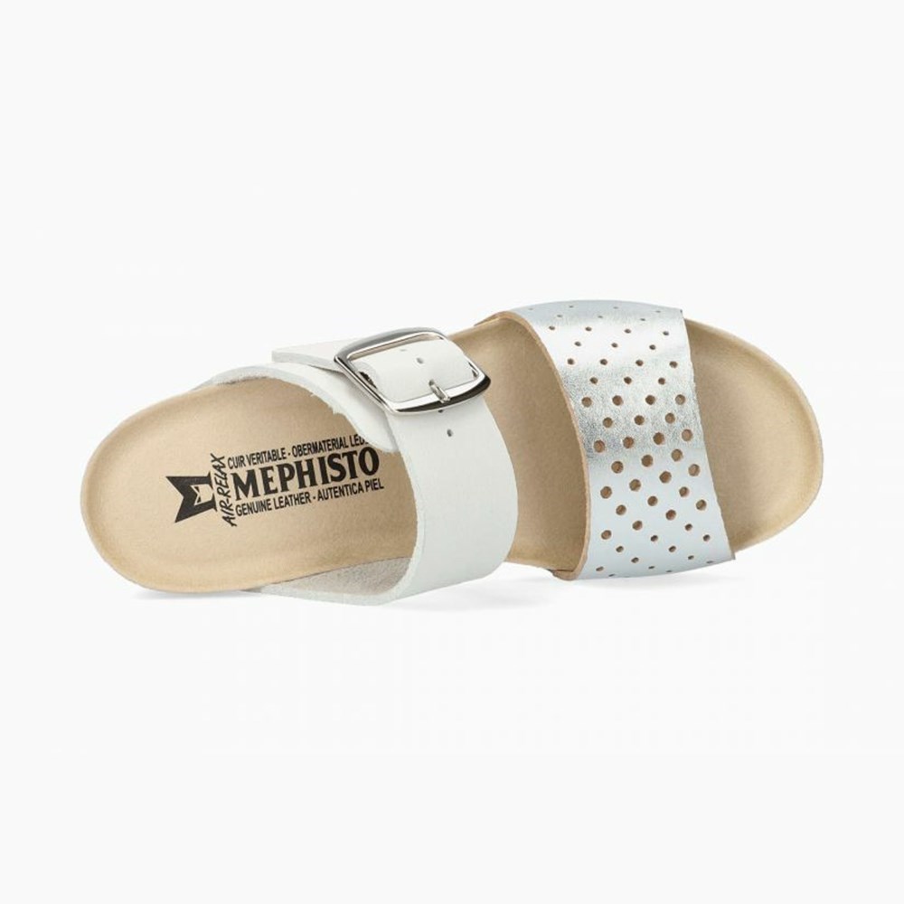 Mephisto Valencia Sandaler Dame Hvite | YPLF-09821