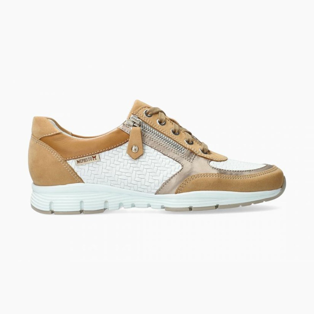 Mephisto Ylona Joggesko Dame Yellow/White | MNZS-37469