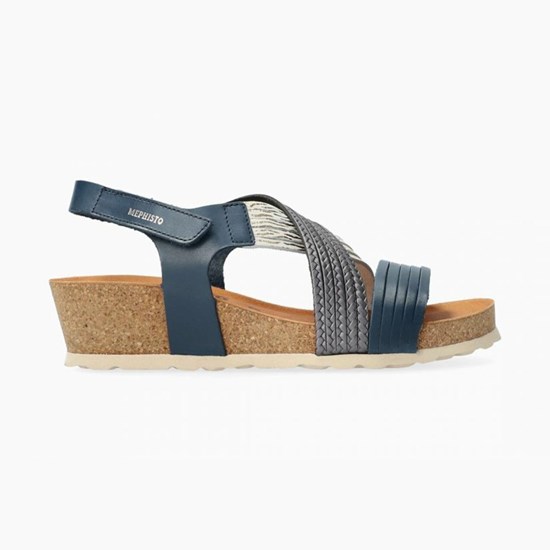Mephisto Renza Sandaler Dame Marineblå | NISZ-54271
